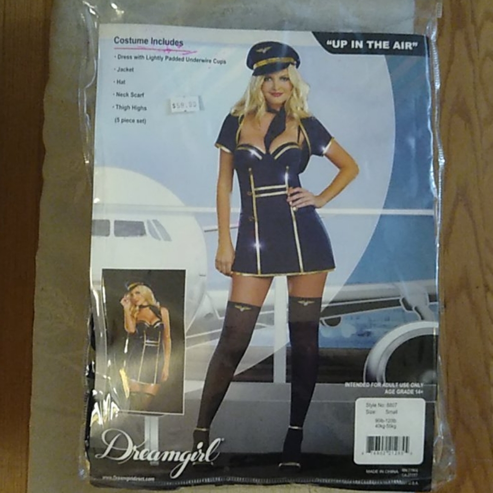Dream girl "up in the air"